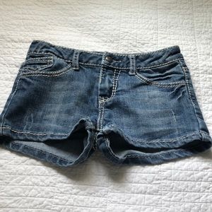 Blue Jean Shorts Size Youth Large